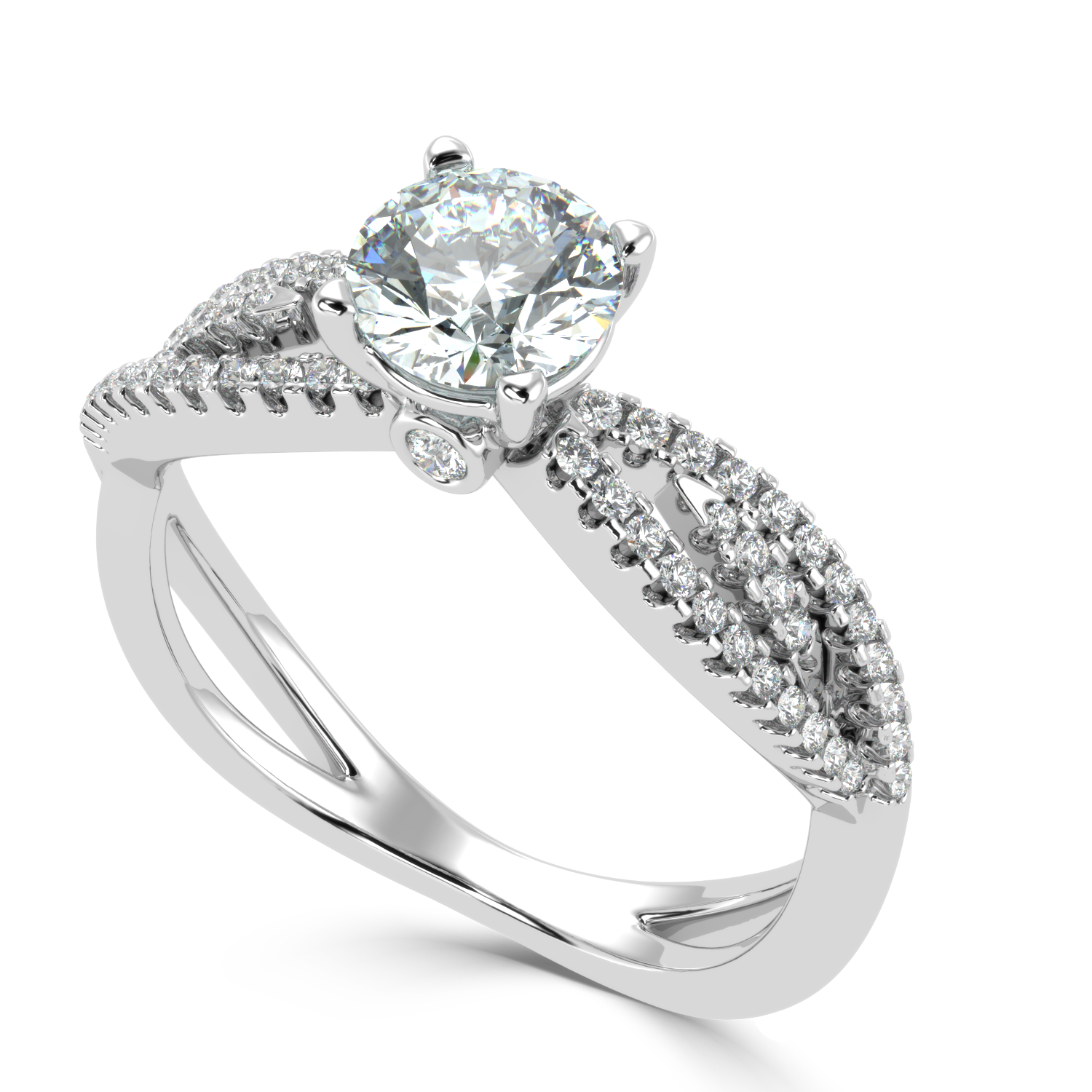 Buy 1.03Ct G VS1 Natural Diamond Ring | SolitaireKart